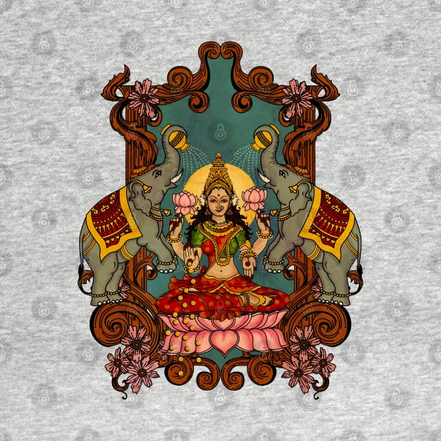 LAKSHMI - GODESS OF WEALTH by swarna artz